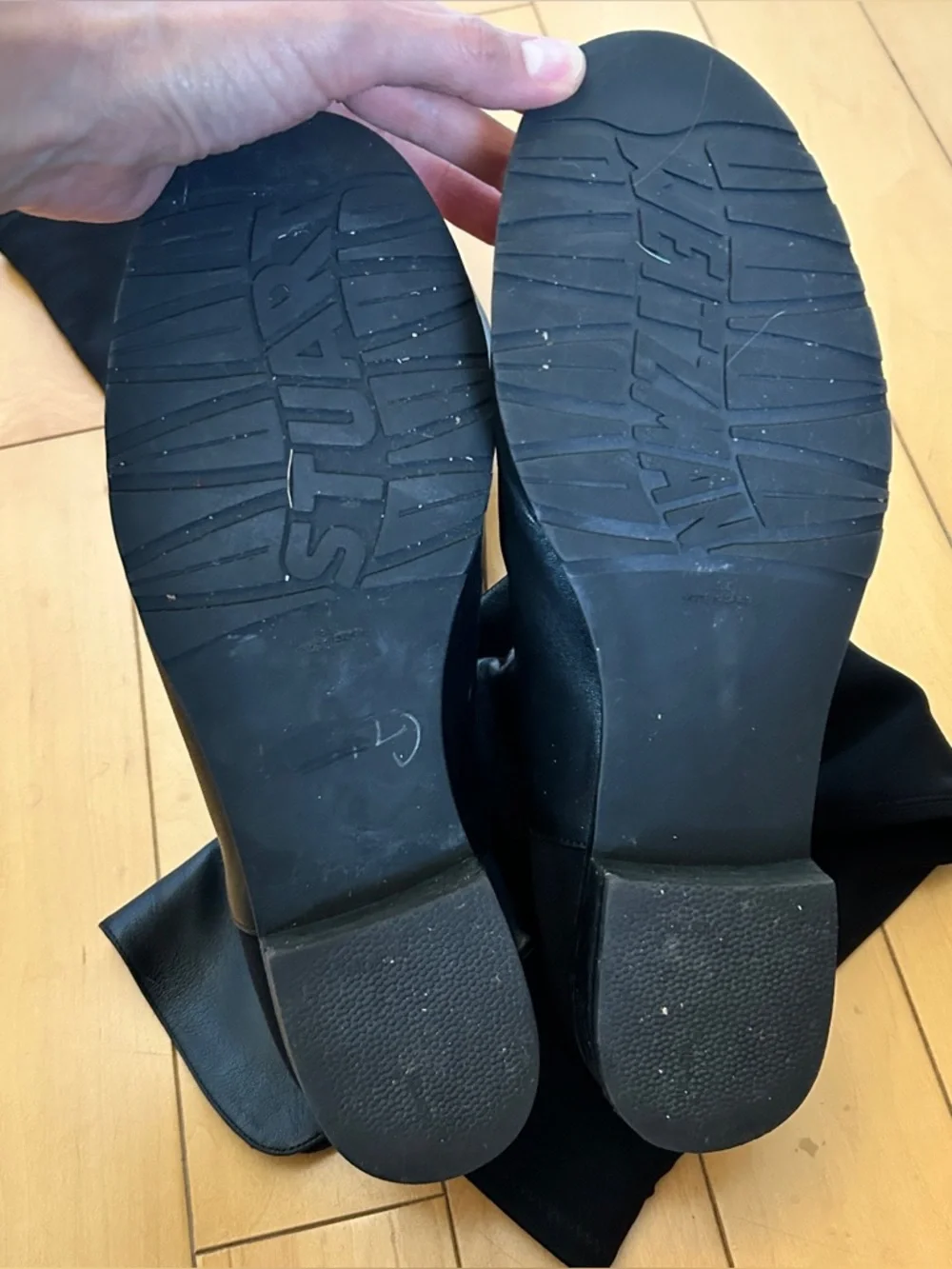 Stuart Weitzman Black 50/50 Over-the-Knee Boots Size 9